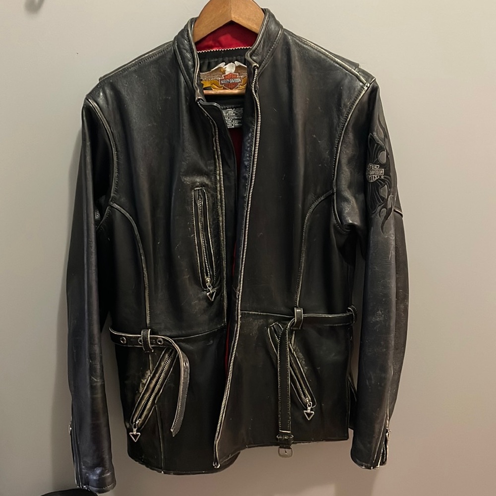 Leather Harley Davidson ladies jacket